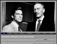 Alexander Addington and Peter Sinclair Fanlisting
Header, footer and 1 columns layout.  New kind of menu used in this layout
Keywords: Web Design