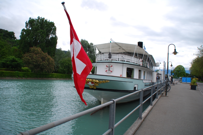 PS BlÃ¼mlisalp Paddle Steamer
Keywords: Switzerland Lake Thun Nikon Boat Paddle Steamer