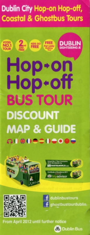 Bus Tour Flyer 
Keywords: Scrapbook Flyer Ireland Dublin Bus Tour