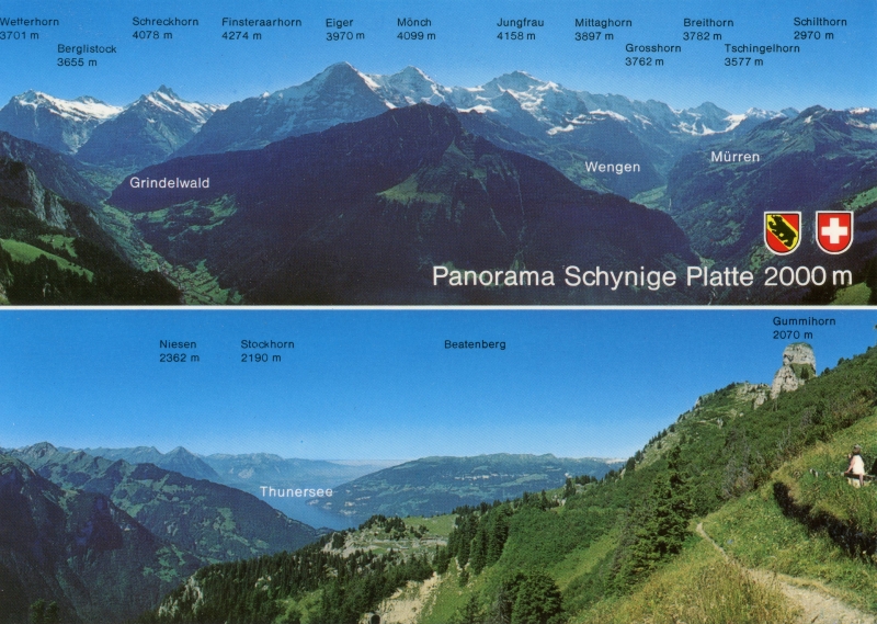 Postcard
Keywords: Scrapbook Postcard Switzerland Mountains
