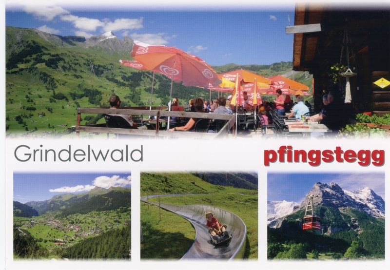 Postcard
Keywords: Scrapbook Postcard Switzerland Grindelwald