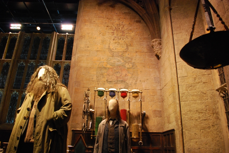 Harry Potter Studio Tour
Great Hall, Hagrid and Filch costume.  House points system
Keywords: London Harry Potter Studio Tour Nikon