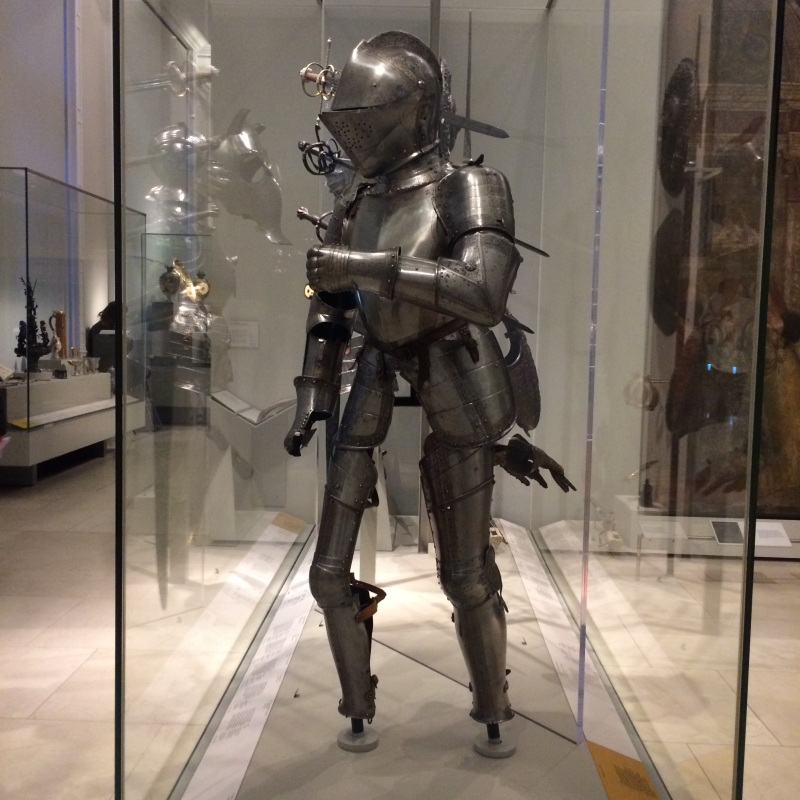 Victoria and Albert Museum
My knight in shining armour . . . no, wait, some shining armour :)
Keywords: London Victoria Albert Museum iPhone