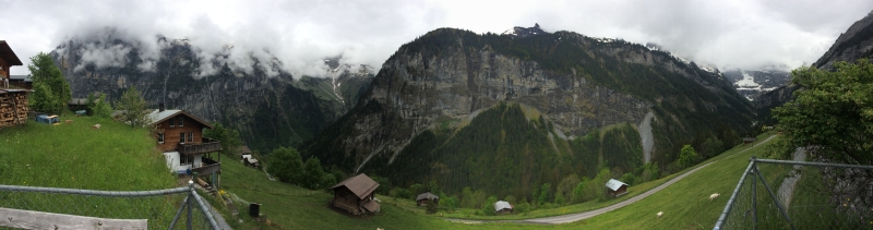 Panoramic near Gimmelwald
Keywords: Switzerland Gimmelwald iPhone