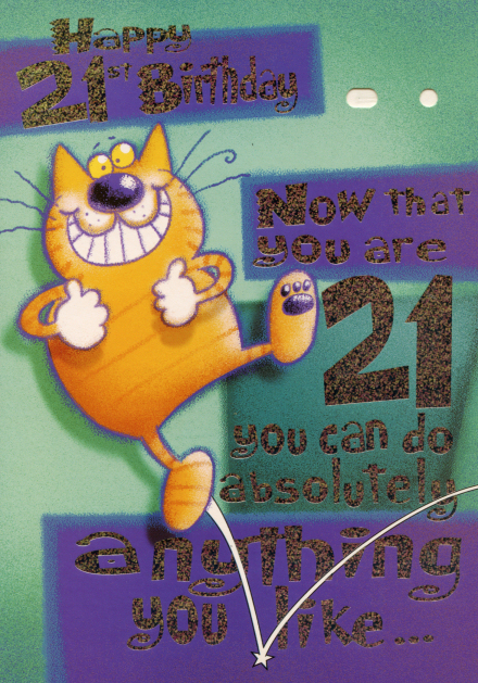 21st Birthday Card
Ma
Keywords: Scrapbook 21st Birthday Card