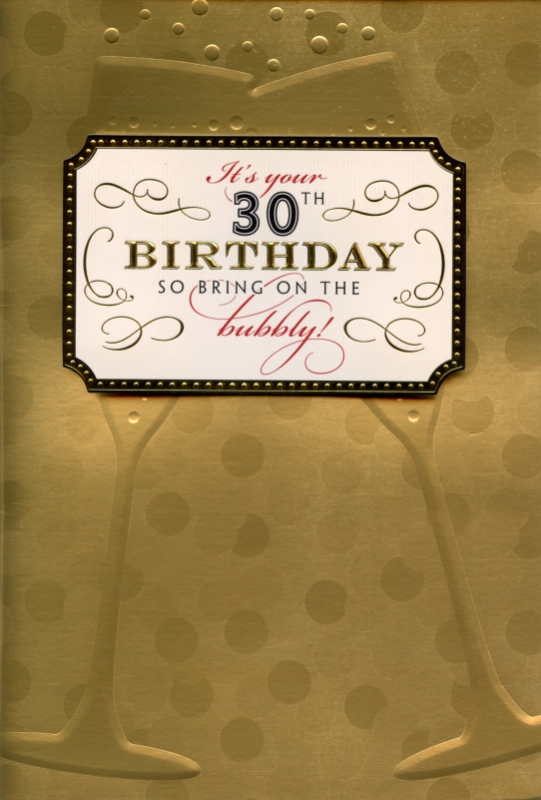 30th Birthday Card
Ma
Keywords: Scrapbook 30th Birthday Card