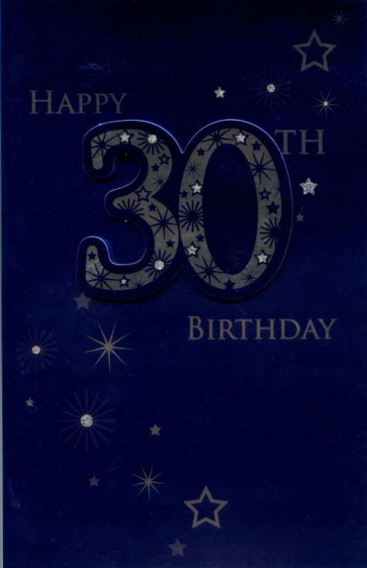 30th Birthday Card
LAK, CA, EA
Keywords: Scrapbook 30th Birthday Card