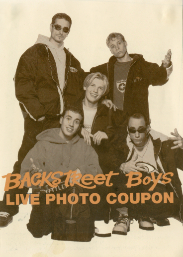 Concert Flyer
Backstreet Boys - Concert Photos
Keywords: Scrapbook Concert Flyer