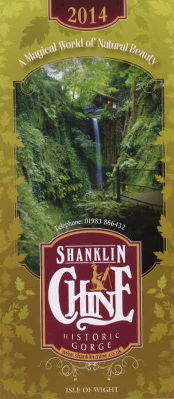 Site Flyer 
Shanklin Chine, Isle of Wight
Went on a school trip to IOW in the 90's and this was one of the places we visited.  2014 flyer
Keywords: Scrapbook Flyer Isle Wight Shanklin