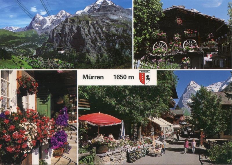 Postcard
Keywords: Scrapbook Postcard Switzerland Murren
