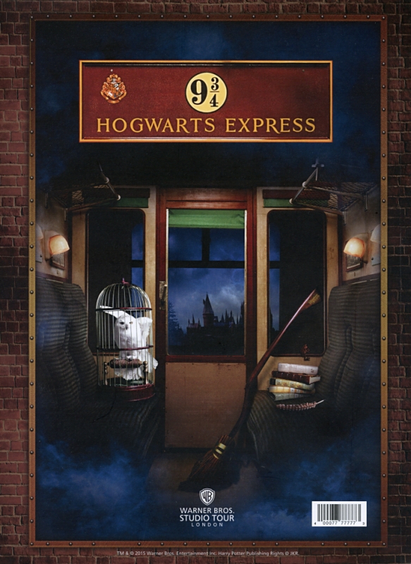 Exhibition Programme
Harry Potter Studio Tours - back cover
Keywords: Scrapbook Exhibition Programme