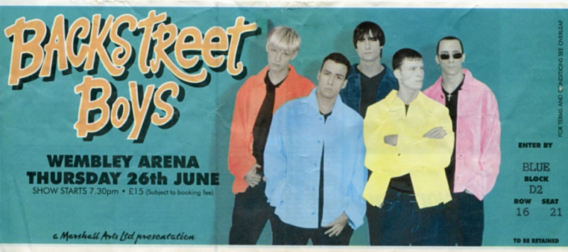 Concert Ticket
Backstreet Boys Wembley
Keywords: Scrapbook Concert Ticket