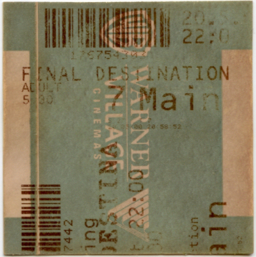 Cinema Ticket
Final Destination
Keywords: Scrapbook Cinema Ticket