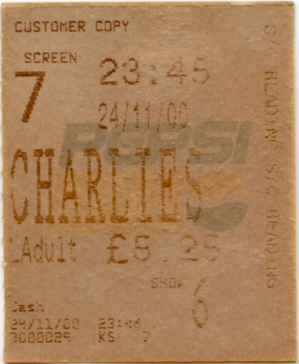 Cinema Ticket
Charlie's Angels
Keywords: Scrapbook Cinema Ticket